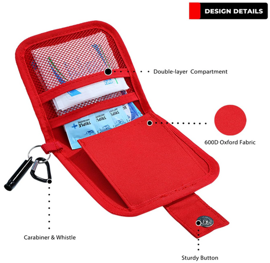 Mini First Aid Kit - Compact Emergency Medical Kit