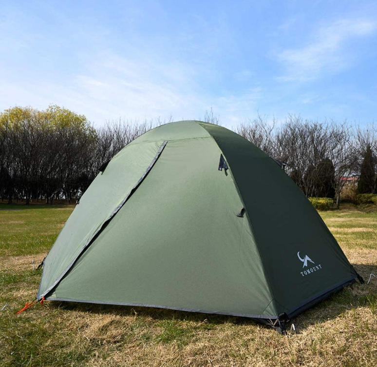 Lightweight 1 Person Backpacking Tent - Double Wall, Fast Setup, 3-Season Solo Shelter