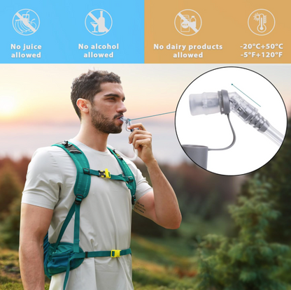 3L Hydration Bladder - Leak Proof Water Reservoir for Hiking & Backpacking