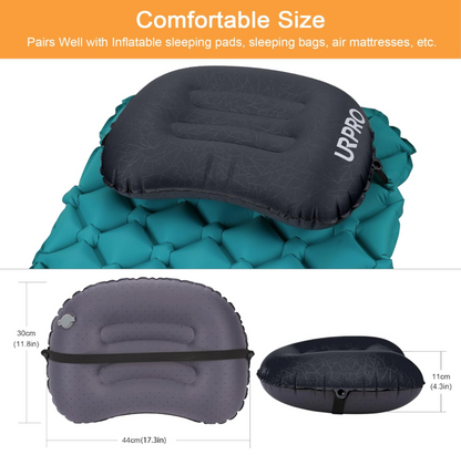 Ultralight Inflatable Camping Pillow – Compact, Ergonomic & Easy to Pack