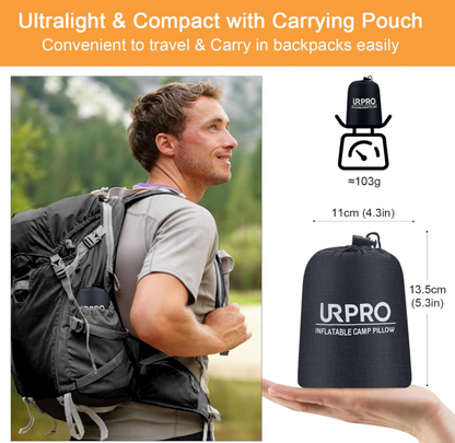 Ultralight Inflatable Camping Pillow – Compact, Ergonomic & Easy to Pack